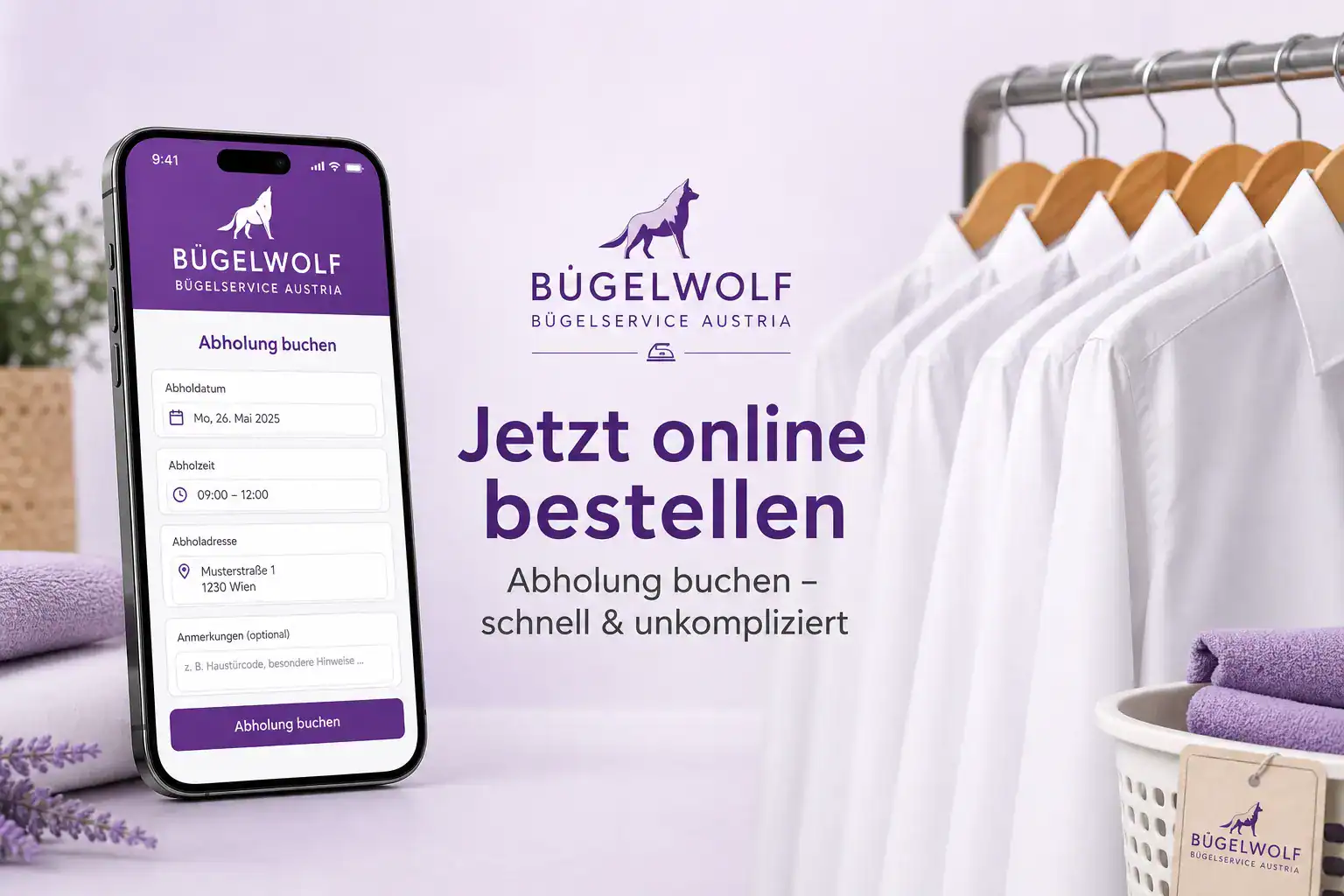 Bügelwolf Bügelservice Mit Lieferung Nach Hause Hemden T shirts Bettwäsche Mit Kurzer Lieferzeit Und Zu Günstigen Preisen Online terminvereinbarung Kostenlose Abholung Und Lieferung Am Nächsten Tag Wenn Sie Unseren Express service Wählen