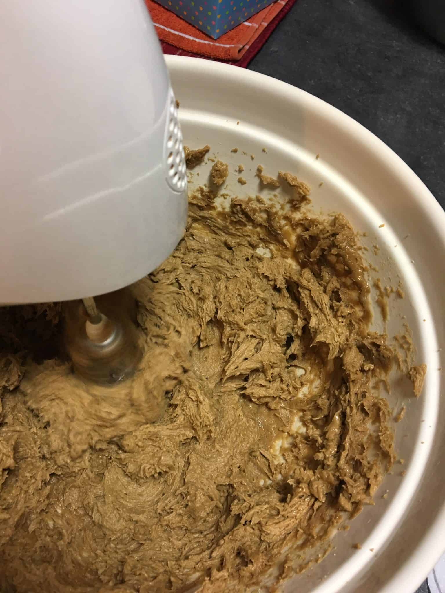 Cream butter and sugar adding beaten egg a little at a time