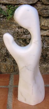 Vierge à l’Enfant, Marbre statuaire de Carrare