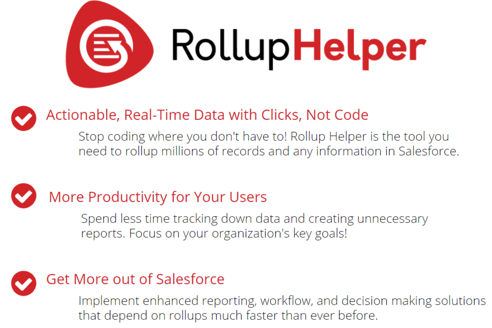 RollupHelper - Salesforce AppExchange Favorites