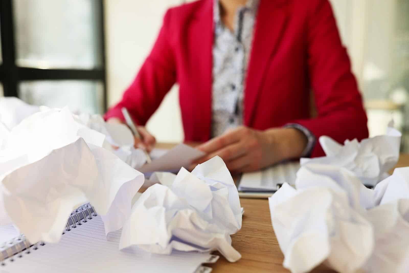 Person Writing a Response