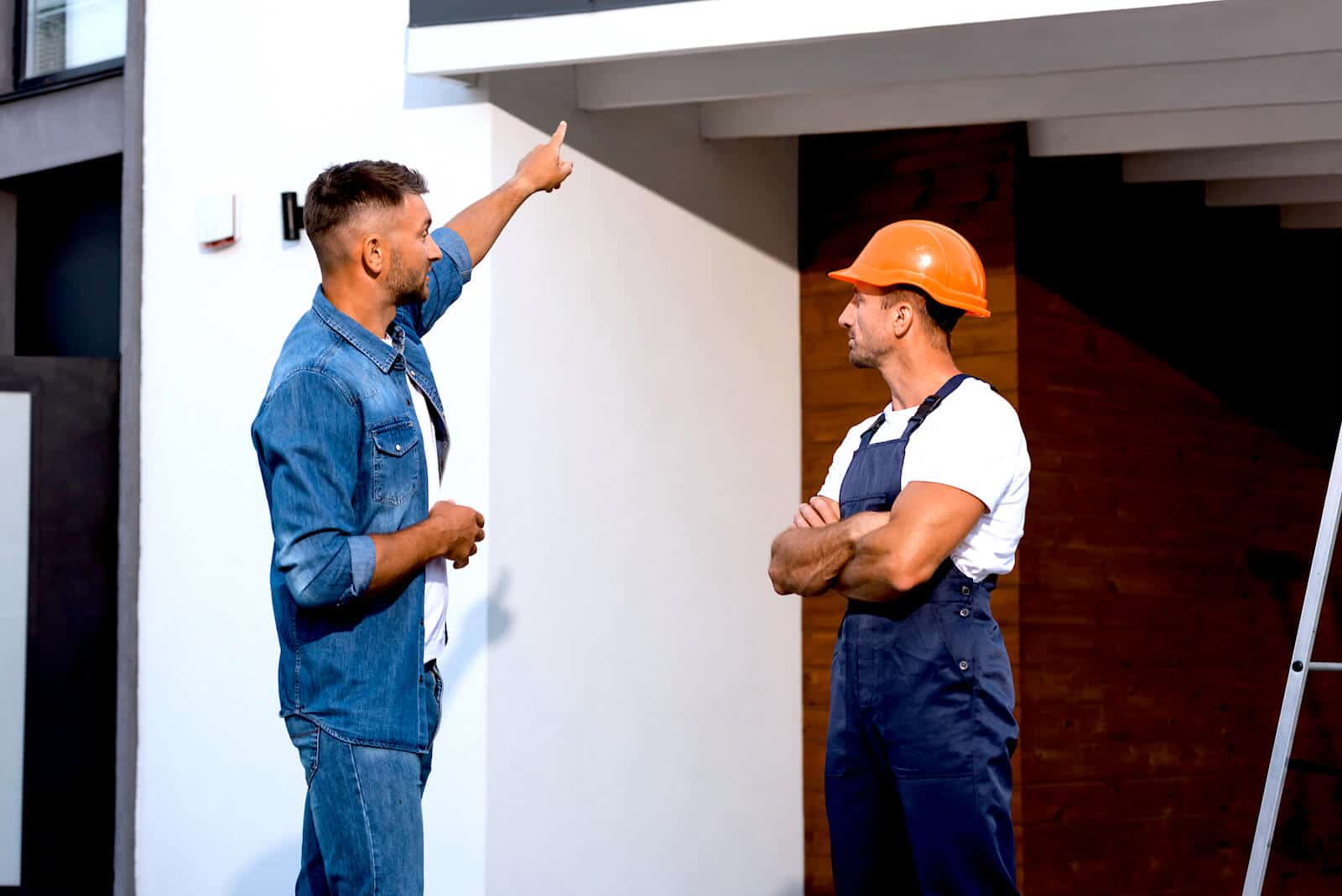 Homeowner Disputing Roof with Adjuster