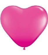 Heart Shape Balloons 6" & 11", Qualatex Heart Balloons