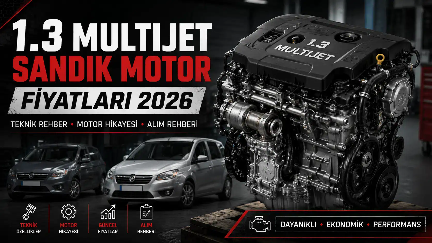 1.3 Multijet sandık motor fiyatları 2026 teknik rehberi