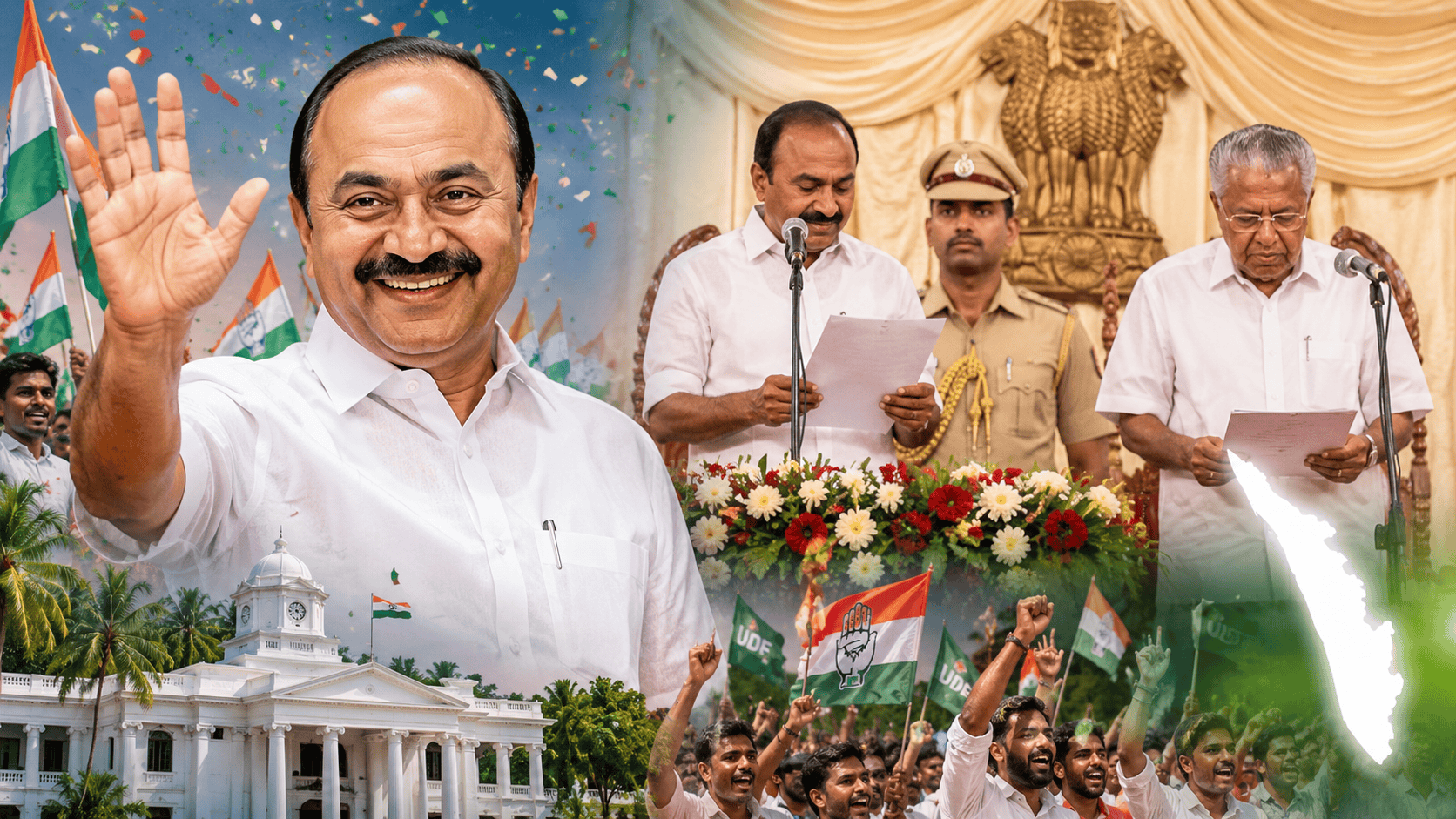 VD Satheesan Kerala CM: కేరళ నూతన ముఖ్యమంత్రిగా వీడీ సతీశన్ ప్రమాణ స్వీకారం..