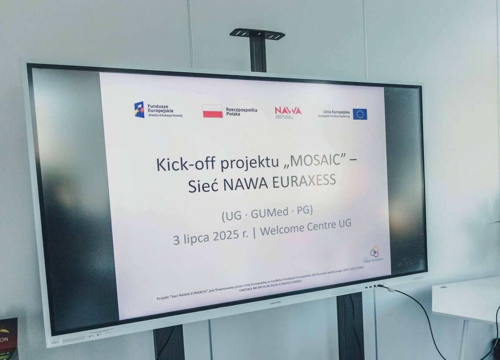 Kick-off projektu MOSAiC SIEĆ NAWA EURAXESS