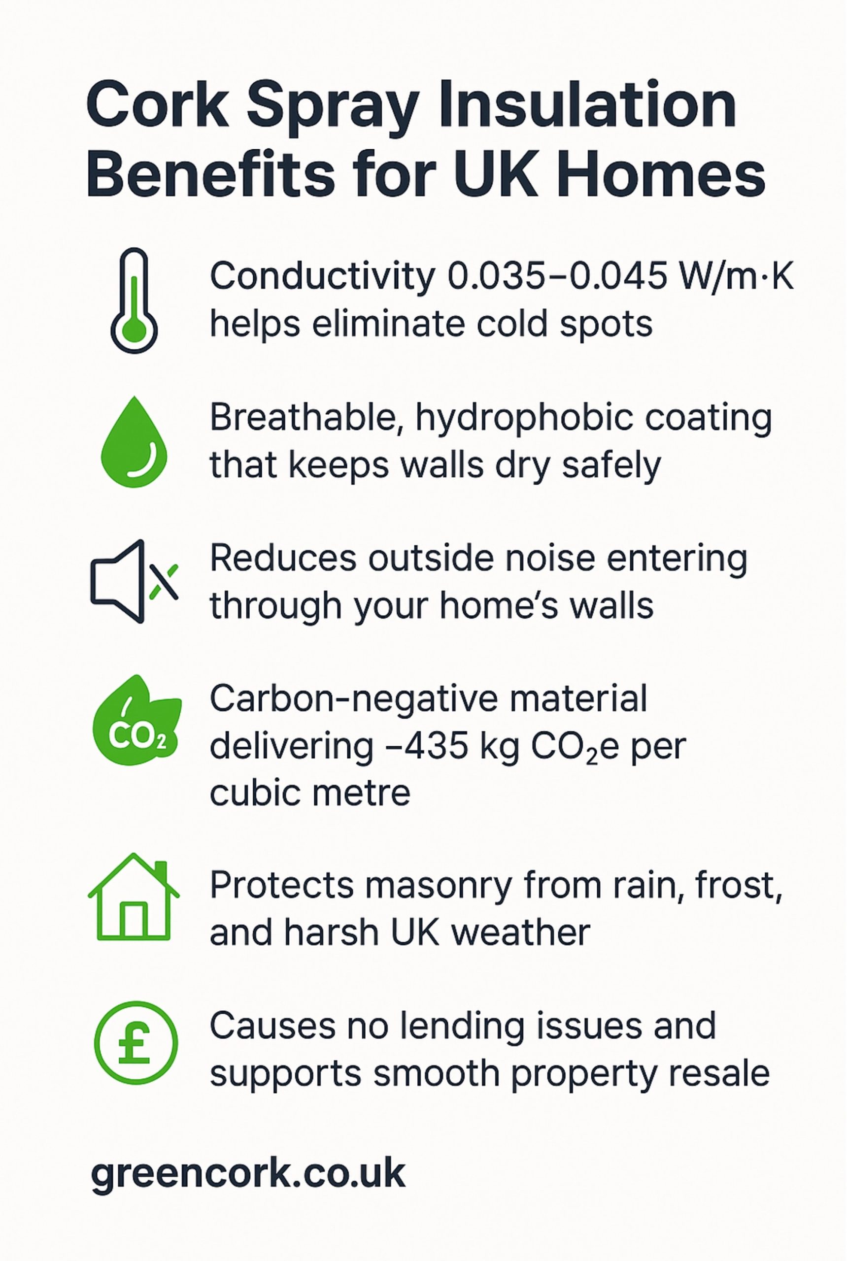 cork spray insulation