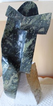 PENSIF Serpentinite & marbre de Carrare