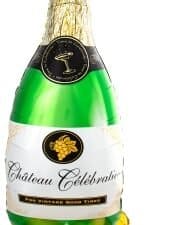 Wine Bottle Greeter, Foil/Mylar Balloon, An83120