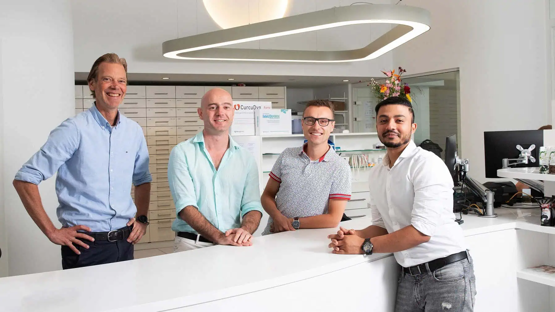 Vier apotheker-ondernemers van de maatschap Apotheken Maastricht West