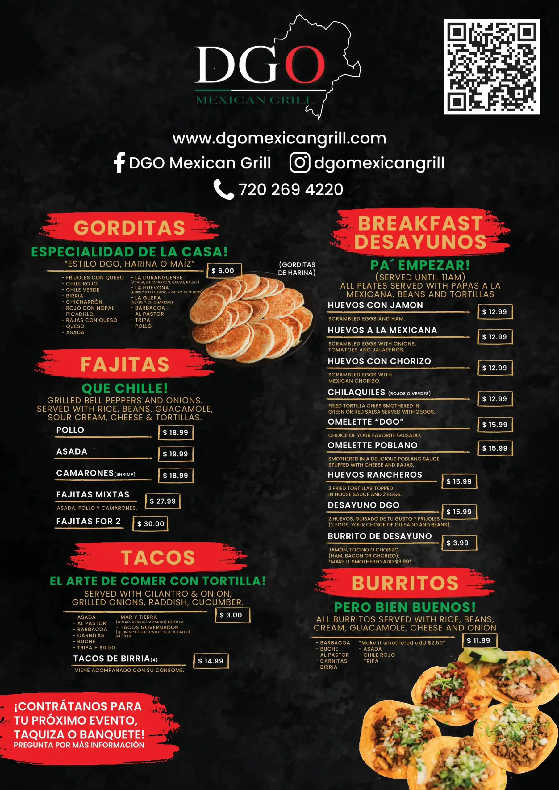 Menu DGO 01