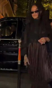 Rihanna Spotted Heading to César Restaurant in Paris After Céline Dion Concert