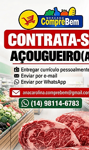 Oportunidade de Emprego no Mercado CompreBem!