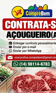 Oportunidade de Emprego no Mercado CompreBem!