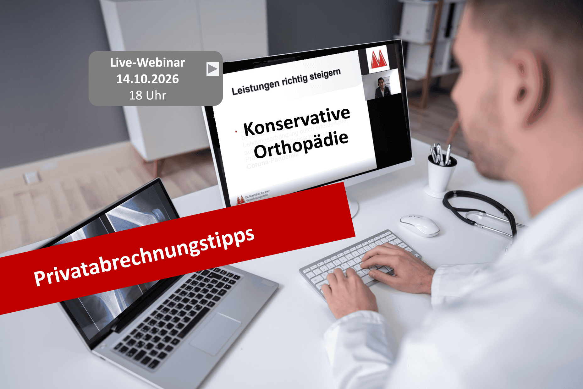 Webinar Privatabrechnung GOÄ Konservative Orthopädie 14102026