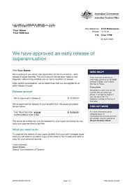 Early Release Letter SMSF