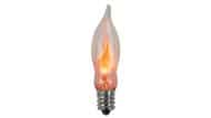 C7 Incandescent Transparent Flicker Flame Bulb