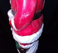 Grand Venture 38" Santa with Toy Soldier Christmas Blow Mold Left Side View