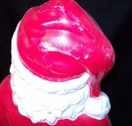 Grand Venture 38" Santa with Toy Soldier Christmas Blow Mold Top View