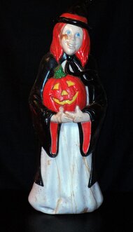 Grand Venture 38" Witch Halloween Blow Mold Front View