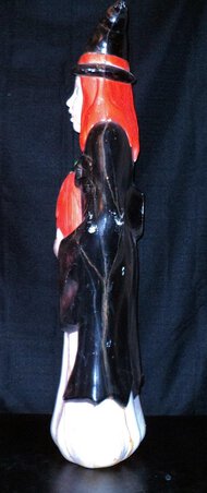 Grand Venture 38" Witch Halloween Blow Mold Left Side View