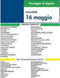 Switch Off Mercoledì 16 Maggio | Digitale terrestre: Dtti.it