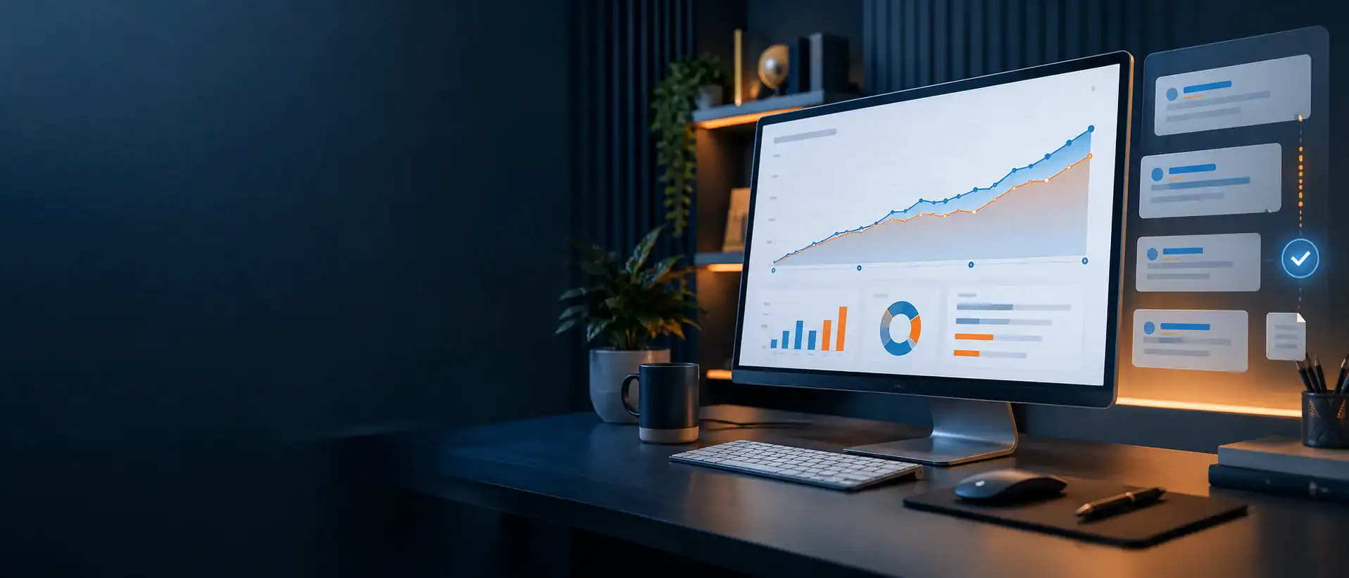 Visual timeline showing how organic SEO progress develops through connected stages