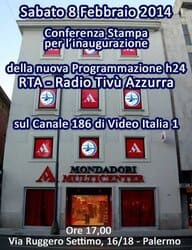 Conferenza stampa presentazione RTA - Radio Tivù Azzurra | Digitale terrestre: Dtti.it