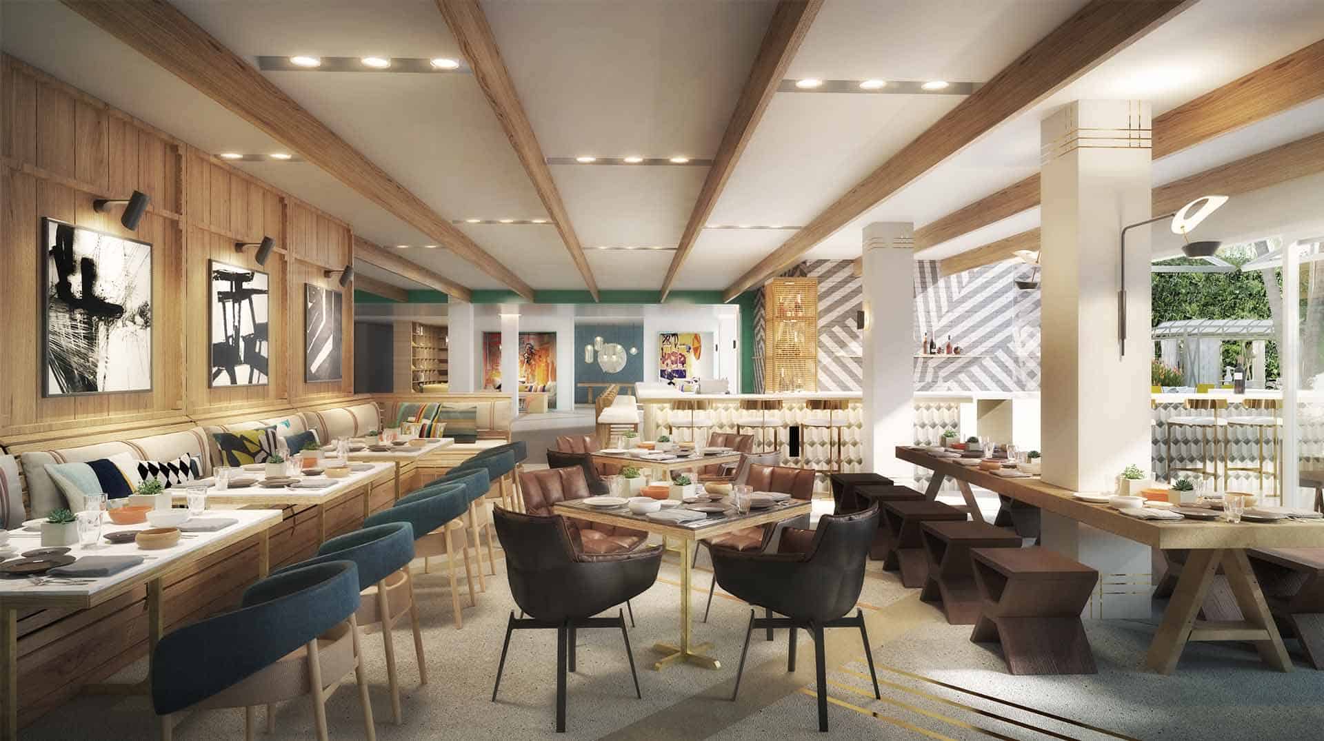 restaurant viceroy restaurant rendering
