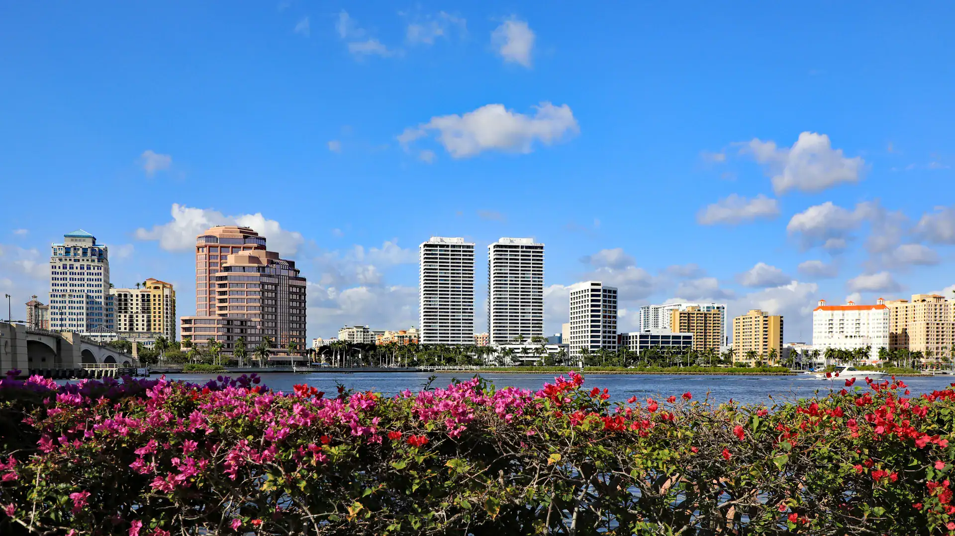 West Palm Beach skyline representing SoFloWeb’s South Florida web design service area