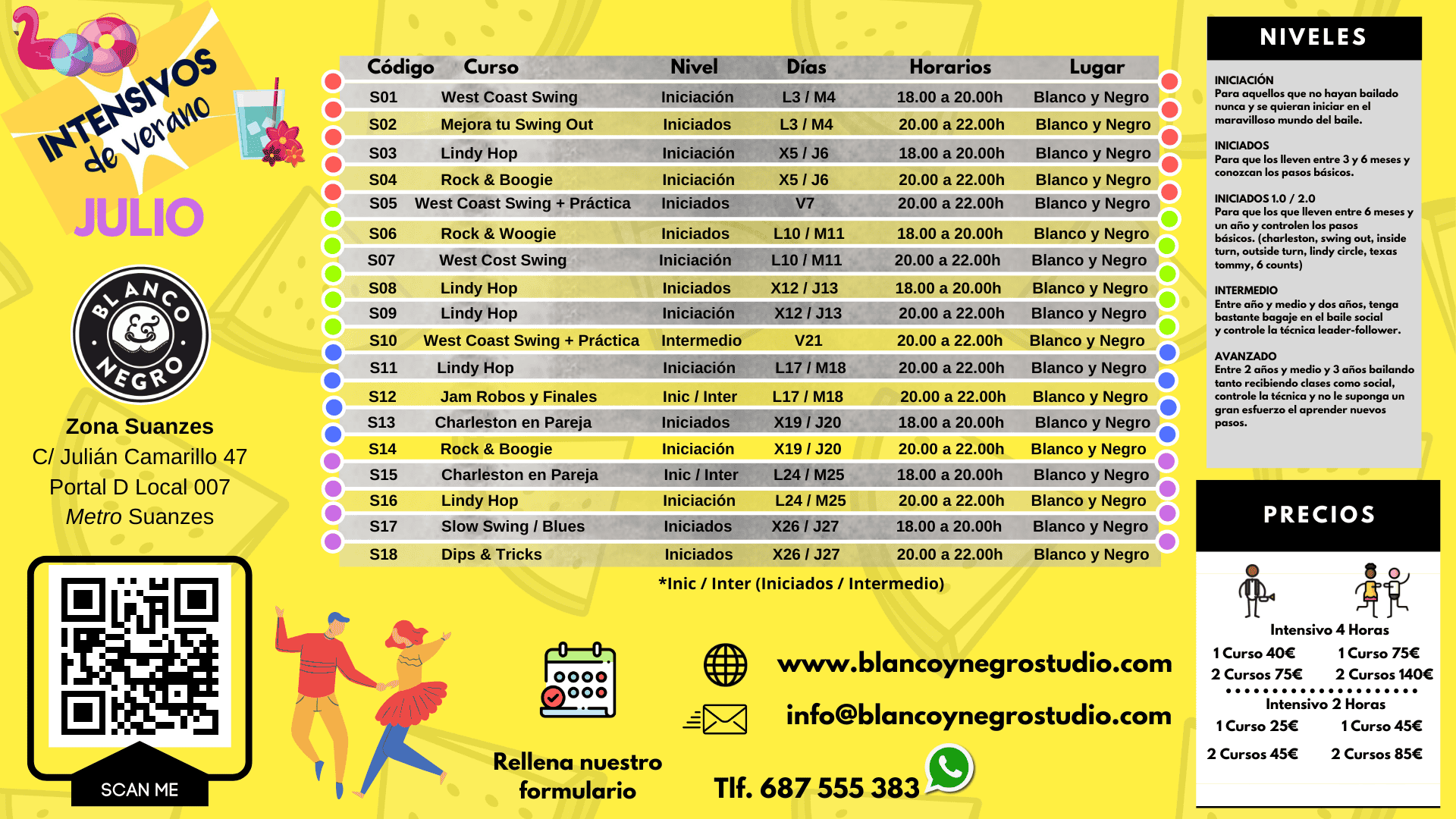 Intensivo West Coast Swing Intermedio ByN