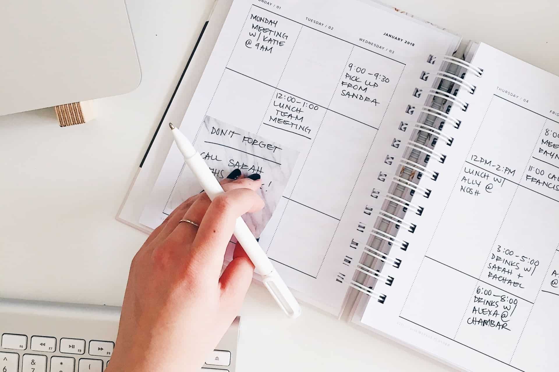 Executive Functioning Accommodations may include a calendar or planner.