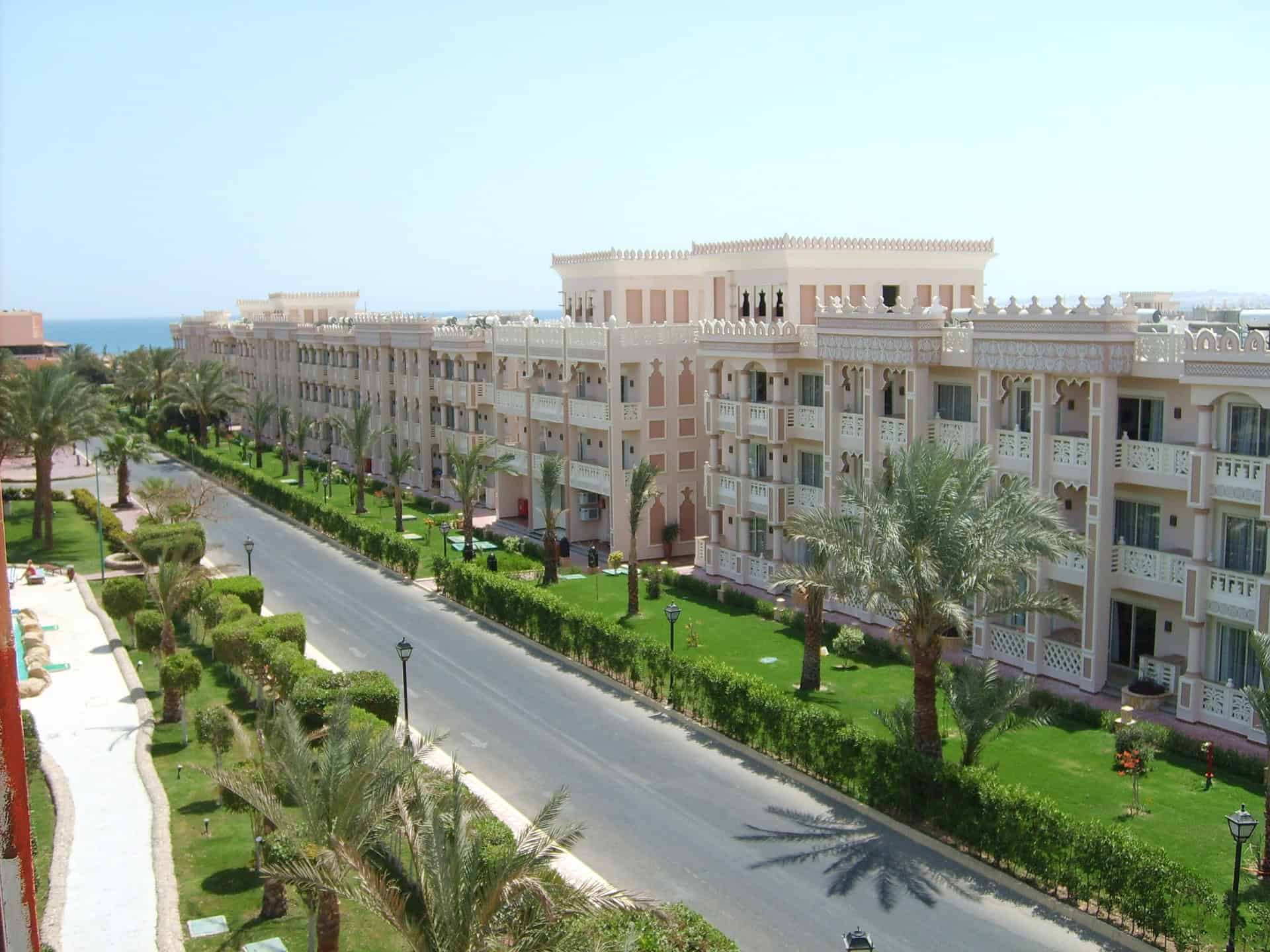 Die Straßen in Hurghada Urlaubsgebiet in Ägypten Die Straßen in Hurghada Urlaubsgebiet in Ägypten