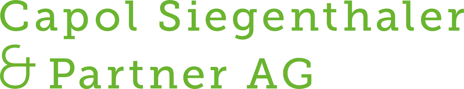 Logo Capol Siegenthaler & Partner AG, Schwestergesellschaft der Siegenthaler Revision