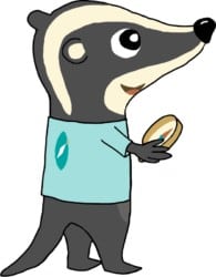 Cartoon: Dachs mit Kompass