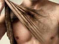 waxing of chest and stomach