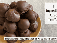 Three Ingredient Oreo Truffles.... Homemade Oreo Truffles
