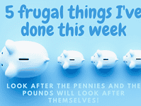 5 Frugal Things I’ve done this week
