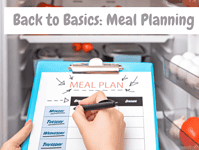 Back to Basics meal planning