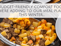 Budget-friendly comfort food we're adding to our meal plans this winter.... Budget-friendly comfort food we're adding to our meal plans this winter....