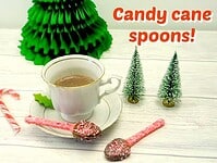 Candy cane spoons!