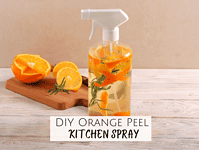 DIY Orange Peel Kitchen Spray