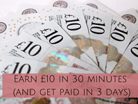 Earn £10 in 30 minutes with OhMyDosh (and get paid in 3 days).... Earn £10 in 30 minutes (and get paid in 3 days)
