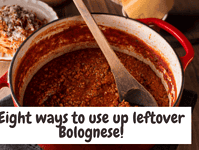 Eight ways to use up leftover bolognese