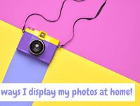 Five ways to display your photos at home... Five ways I display my photos at home