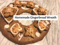 Homemade Gingerbread Wreath.... How to make an amazing Gingerbread wreath for Christmas