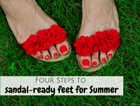 How to get sandal ready feet in time for Summer!