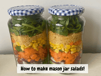How to make a mason jar salad