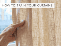 How to train your curtains....