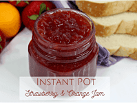 Instant Pot Strawberry and Orange Jam